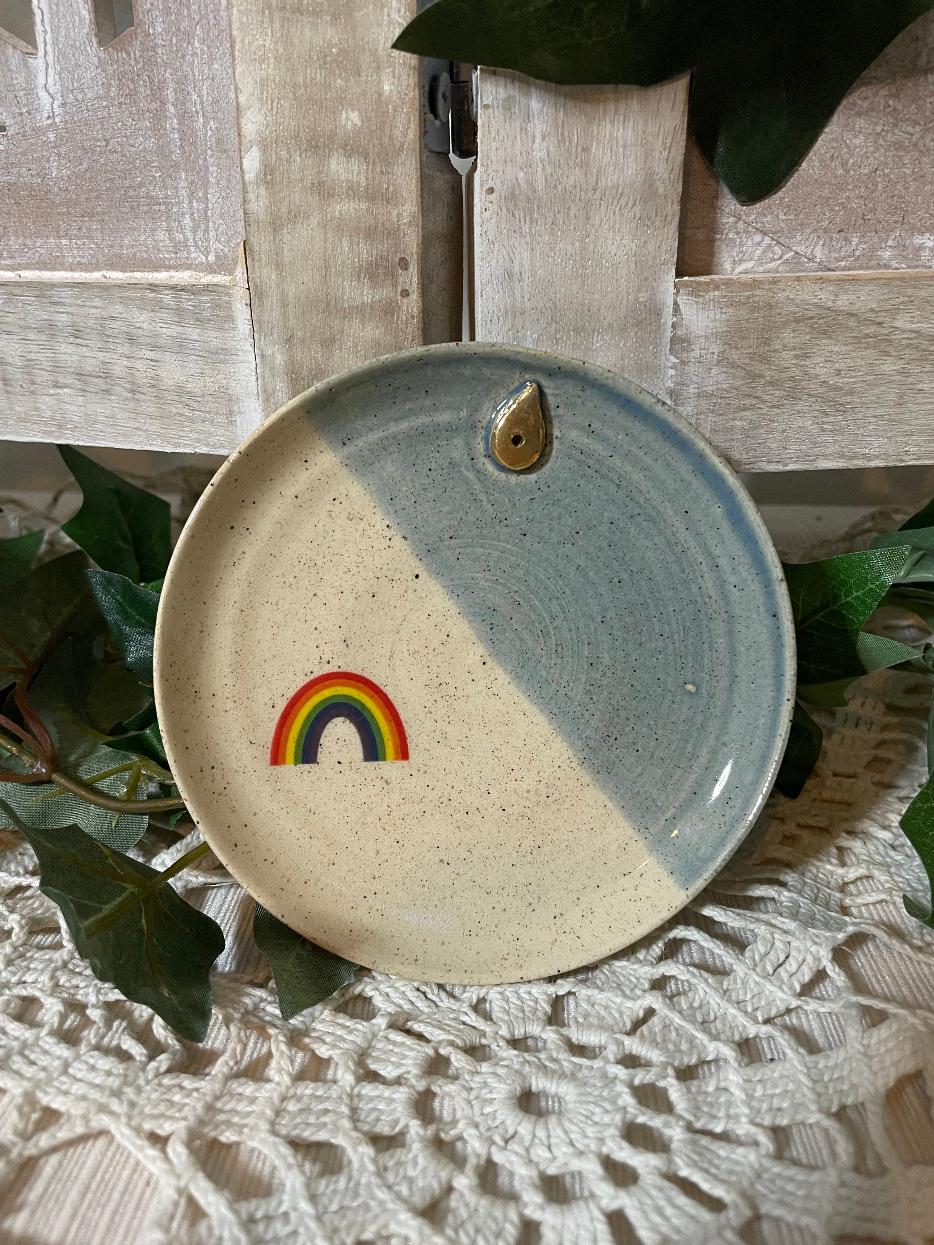 Rainbow Incense Dish