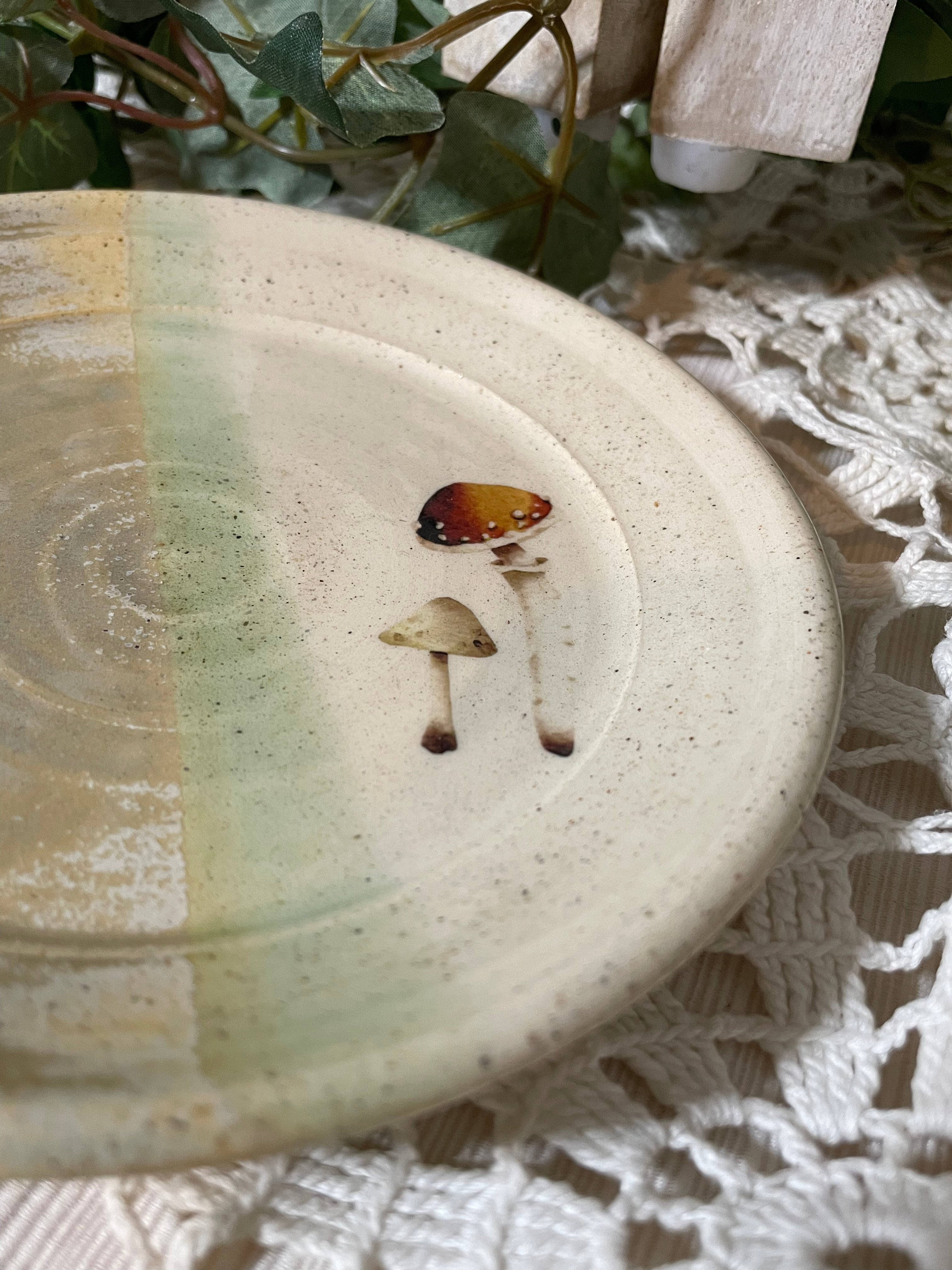 Woodland Mushroom Plate IV