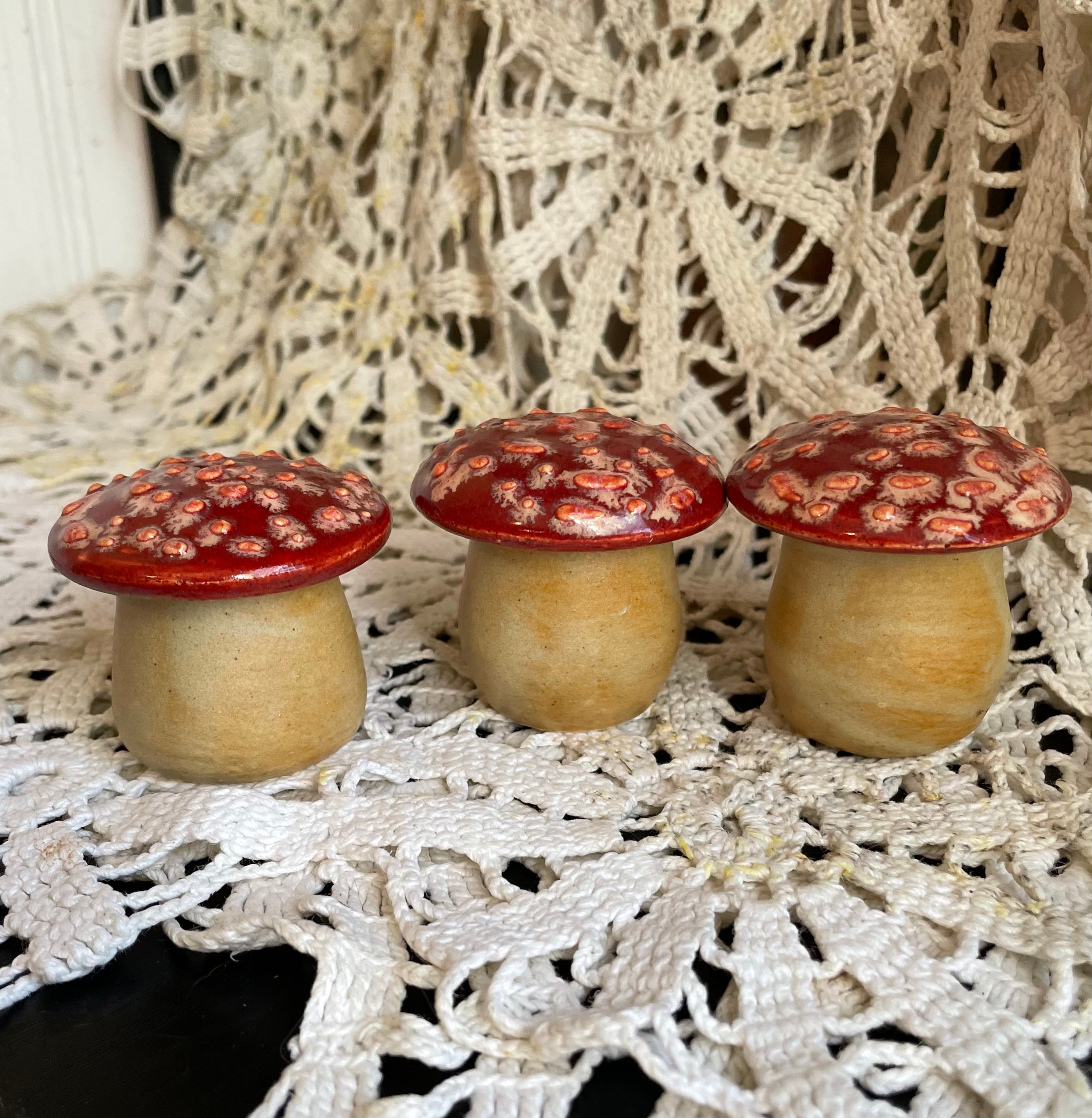 Mini Amanita Mushroom Pot