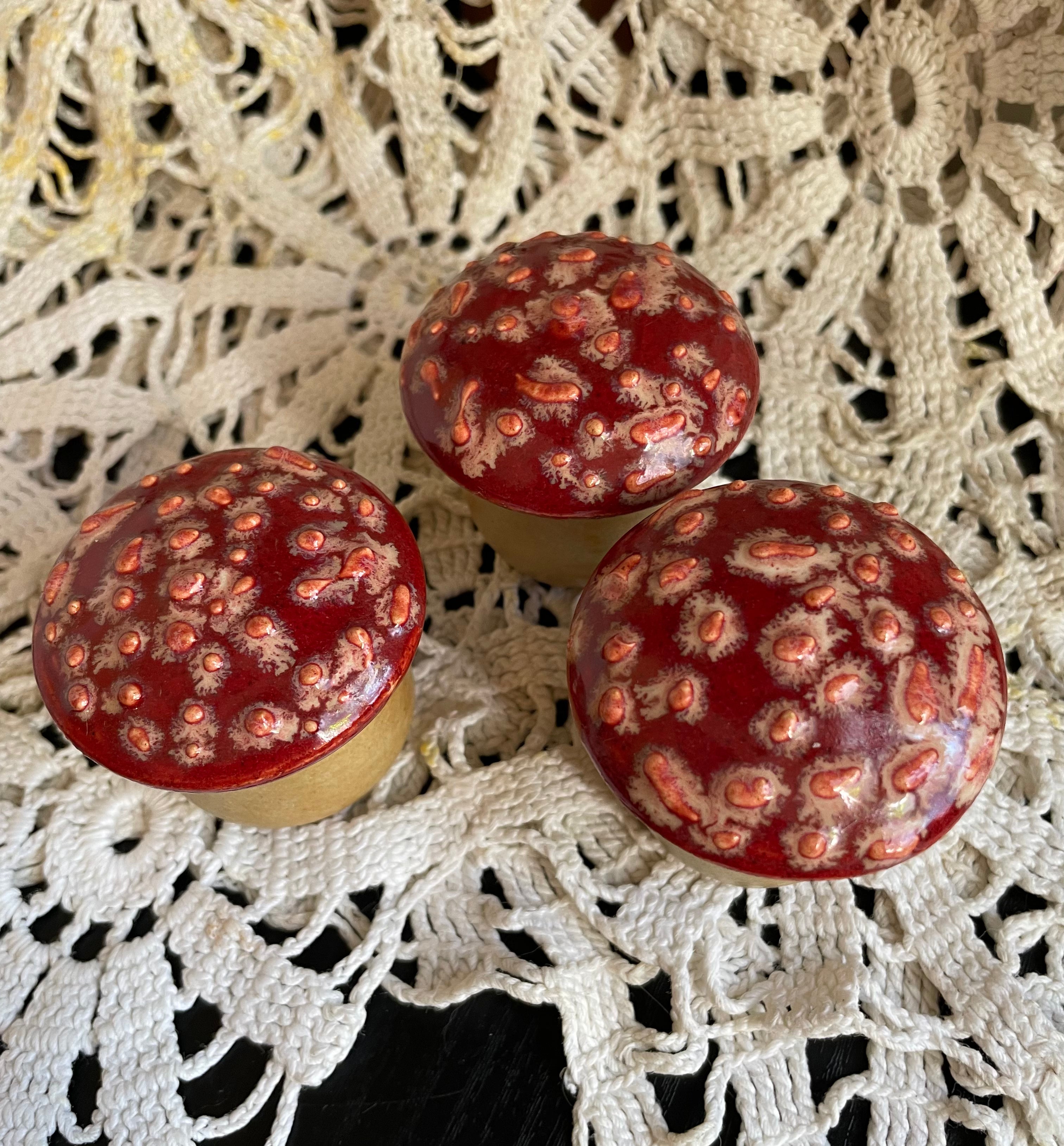 Mini Amanita Mushroom Pot